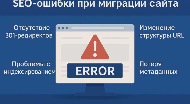 SEO-ошибки при миграции сайта и как их избежать